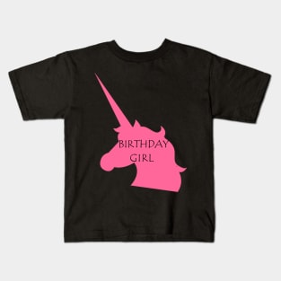 Birthday Girl Unicorn Kids T-Shirt